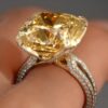 #1 Big Yellow Stone Ring | TPC